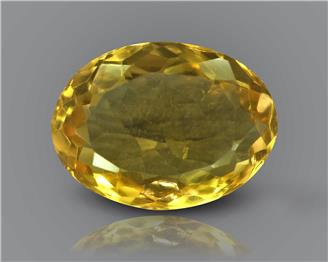Yellow Citrine Natural Certified  5.36 CTS... ( 86362 ) (D)
